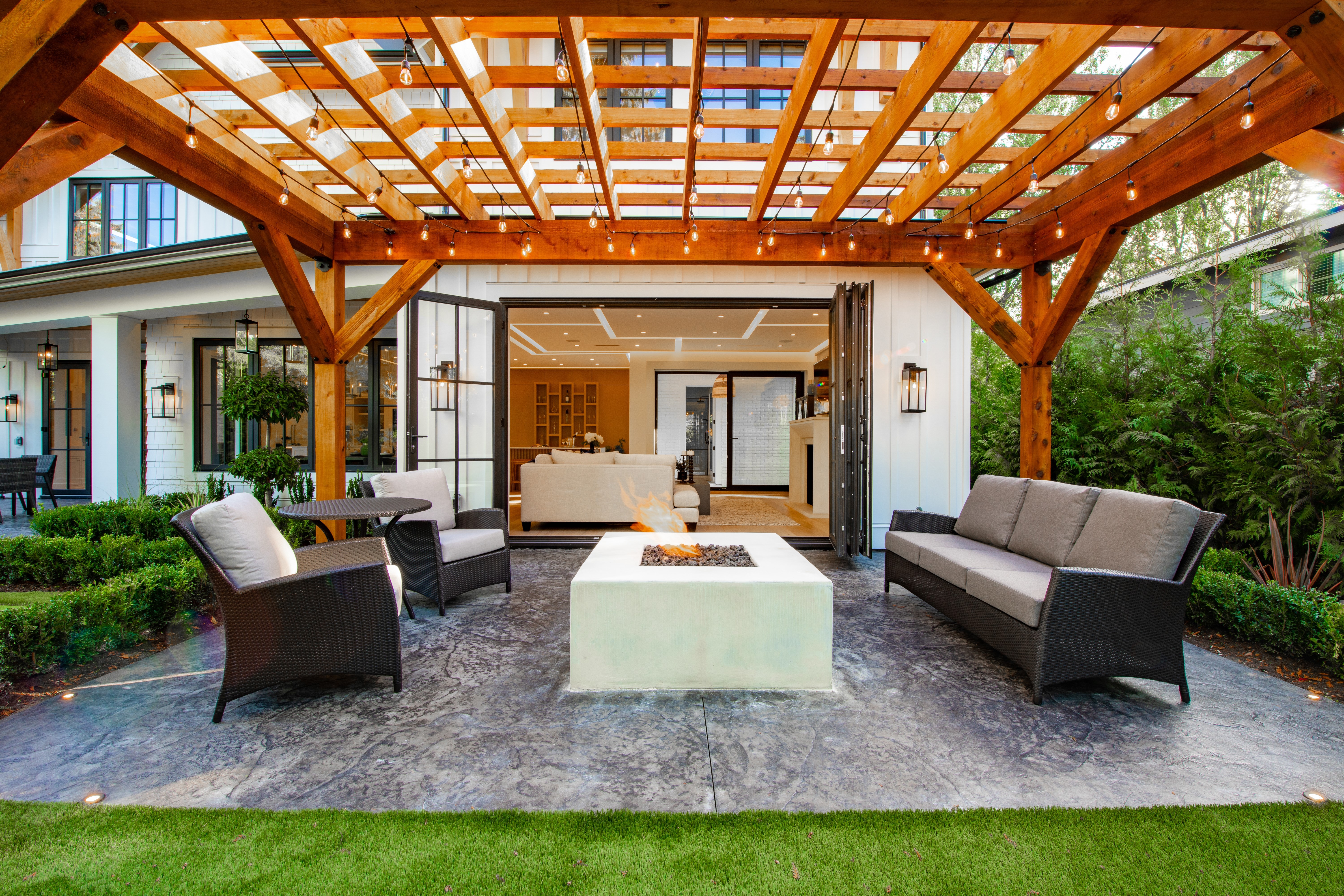 Concrete patio installation in Columbus